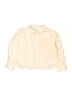 Zara 100% Cotton Ivory Long Sleeve Button-Down Shirt Size 6 - 7 - photo 1