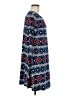 St. John's Bay Print Blue Casual Dress Size M - photo 4