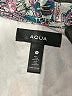 Aqua 100% Polyester Paisley Silver Long Sleeve Blouse Size M - photo 7
