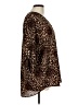 Cathy Animal Print Brown Tan 3/4 Sleeve Blouse Size L - photo 4
