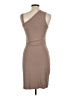 Bobi Solid Tan Cocktail Dress Size M - photo 2