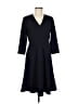 L.K. Bennett Solid Black Casual Dress Size 8 - photo 1