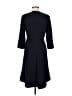 L.K. Bennett Solid Black Casual Dress Size 8 - photo 2
