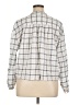 Gap Tweed Ivory Long Sleeve Blouse Size XL - photo 2