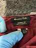 Massimo Dutti Hearts Burgundy Jeggings Size 4 - photo 4