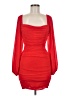 THATSSOFETCH 100% Polyester Red Cocktail Dress Size 6 - photo 1