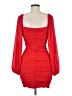 THATSSOFETCH 100% Polyester Red Cocktail Dress Size 6 - photo 2