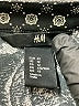 H&M 100% Polyester Black Kimono Size 12 - photo 3