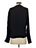 Something Navy 100% Rayon Black Long Sleeve Blouse Size S - photo 2