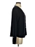 Something Navy 100% Rayon Black Long Sleeve Blouse Size S - photo 4