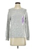 Berkley Jensen Silver Long Sleeve Top Size S - photo 1