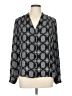 Rose + Olive 100% Polyester Gray Long Sleeve Blouse Size L - photo 1