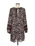 fleur bleue 100% Polyester Paisley Blue Casual Dress Size 6 - photo 1