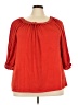 Max Studio Red 3/4 Sleeve Blouse Size 3X - photo 1