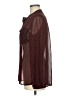 Talbots Burgundy Long Sleeve Blouse Size 6 - photo 5