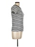 NSF 100% Cotton Stripes Ivory Short Sleeve Turtleneck Size M - photo 5