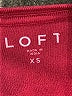 Ann Taylor LOFT Solid Burgundy Sweatshirt Size XS - photo 7