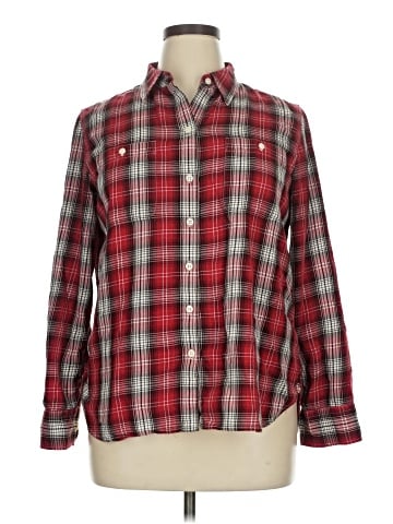 Lauren Jeans Co. Long Sleeve Button-Down Shirt (view 1)