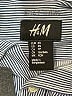 H&M Chevron-herringbone Gray Long Sleeve Button-Down Shirt Size XS (kids) - photo 3