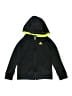 Adidas 100% Polyester Black Zip Up Hoodie Size 10 - 12 - photo 1