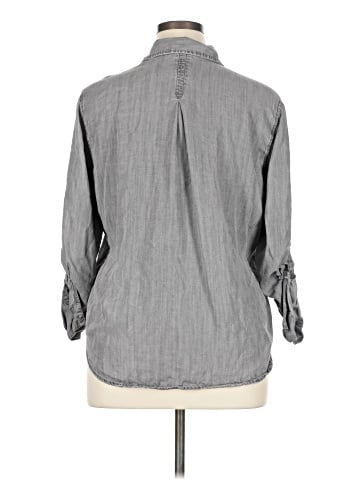 Hester & Orchard 3/4 Sleeve Button-Down Shirt (view 2)