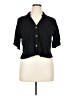 Moa Moa Black 3/4 Sleeve Button-Down Shirt Size XL - photo 1