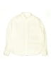 Zara Solid Ivory Long Sleeve Button-Down Shirt Size 13 - 14 - photo 1