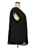 Halogen 100% Polyester Black Short Sleeve Blouse Size 2X - photo 4