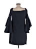 Milly Black Gray Cocktail Dress Size 10 - photo 2