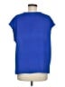 Cynthia Steffe 100% Polyester Blue Short Sleeve Blouse Size M - photo 2