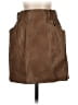 Zara Basic Brown Faux Leather Skirt Size S - photo 1