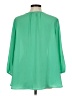 Style&Co 100% Polyester Green 3/4 Sleeve Blouse Size M - photo 2