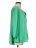 Style&Co 100% Polyester Green 3/4 Sleeve Blouse Size M - photo 4