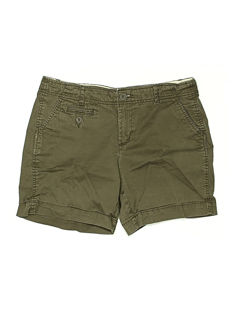Pre-owned Faded Glory Khaki Shorts In Green