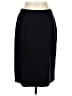 Brooks Brothers 346 100% Wool Solid Black Wool Skirt Size 10 - photo 1