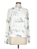 Monrow Tie-dye White Pullover Sweater Size L - photo 1