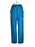Collections etc. Solid Blue Casual Pants Size L - photo 2