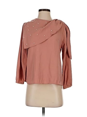 Zara Basic 3/4 Sleeve Blouse (view 1)