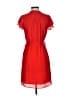 H&M 100% Polyester Red Casual Dress Size 2 - photo 2