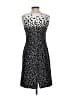Chetta B Polka Dots Black Cocktail Dress Size 2 - photo 2