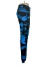 lucy Print Blue Active Pants Size M - photo 4