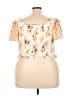 Torrid Ivory Short Sleeve Top Size 4X Plus (4) - photo 2