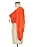 Shein 100% Polyester Orange 3/4 Sleeve Blouse Size M - photo 5