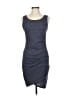 Leith Solid Gray Casual Dress Size M - photo 1