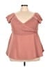 Torrid Pink Short Sleeve Top Size 3X Plus (3) - photo 1