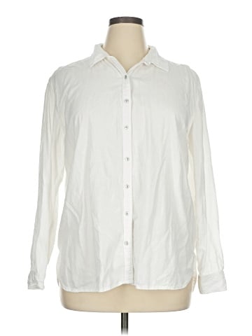 Caslon Long Sleeve Button-Down Shirt (view 1)