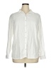 Caslon Solid Ivory Long Sleeve Button-Down Shirt Size XL - photo 1
