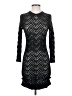 Sandro Chevron-herringbone Black Cocktail Dress Size Sm (1) - photo 1