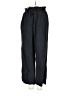 Unbranded 100% Polyester Solid Black Casual Pants Size S - photo 1