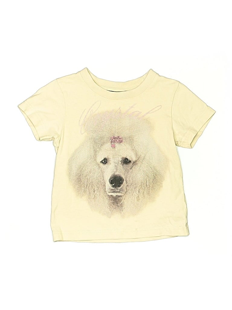 Pre-owned Acne Studios Kids' Short Sleeve T-shirt In Yellow
